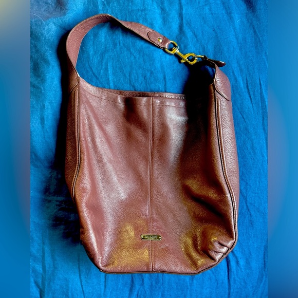 COACH M-1380-F23309 Burgundy Hobo Bag - Picture 1 of 7